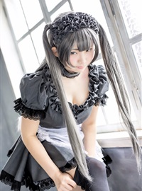 Rabbit play pictorial - black maid(46)